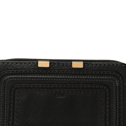Chloe Grained Calfskin Marcie Long Zip Around Wallet Black 9 of 14