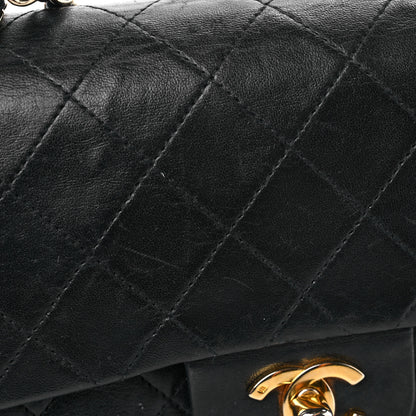 Chanel Lambskin Quilted Small Double Flap Black 14 of 25