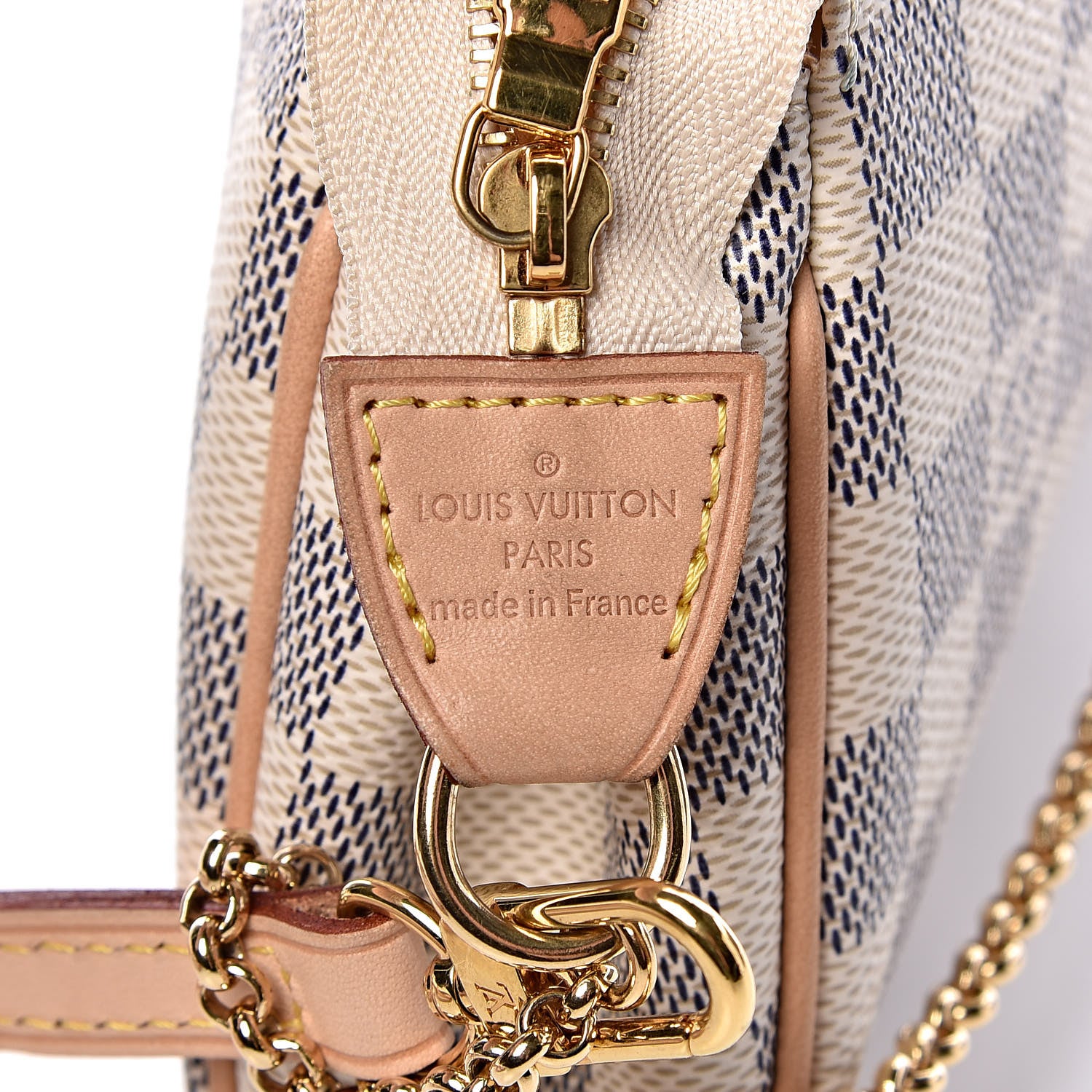 Louis Vuitton Damier Azur Eva Clutch 6 of 9