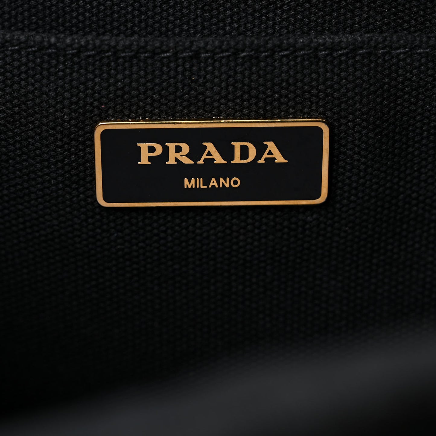 Canapa Small Logo Tote Black