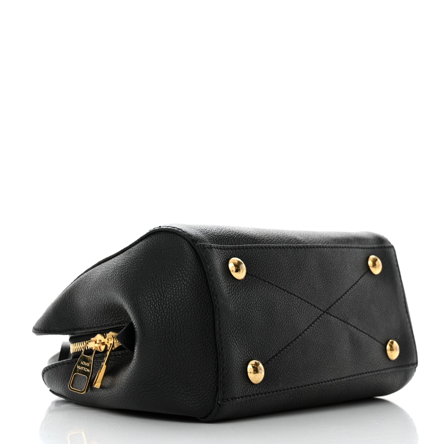 Louis Vuitton Empreinte Monogram Giant Montaigne BB Black Beige 4 of 9
