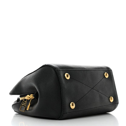 Louis Vuitton Empreinte Monogram Giant Montaigne BB Black Beige 4 of 9