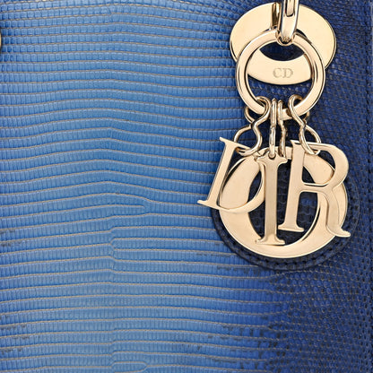 Christian Dior Lizard Gradient Mini Lady Dior Blue 8 of 12