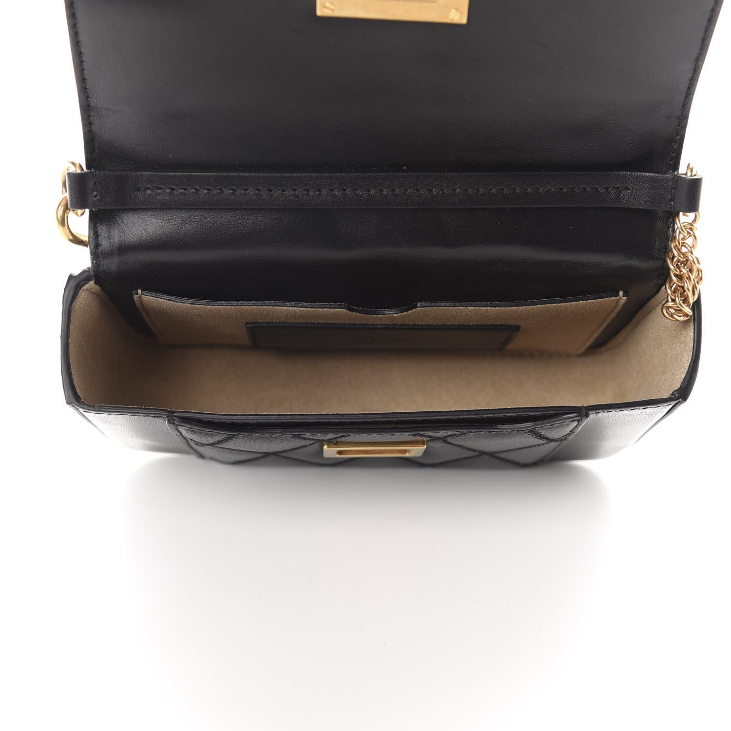 Givenchy Goatskin Quilted GV3 Mini Pocket Convertible Bag Black 5 of 12