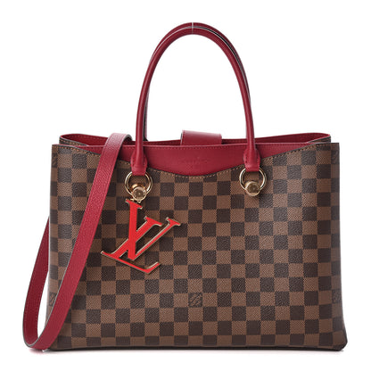 Louis Vuitton Damier Ebene LV Riverside Lie De Vin 1 of 9