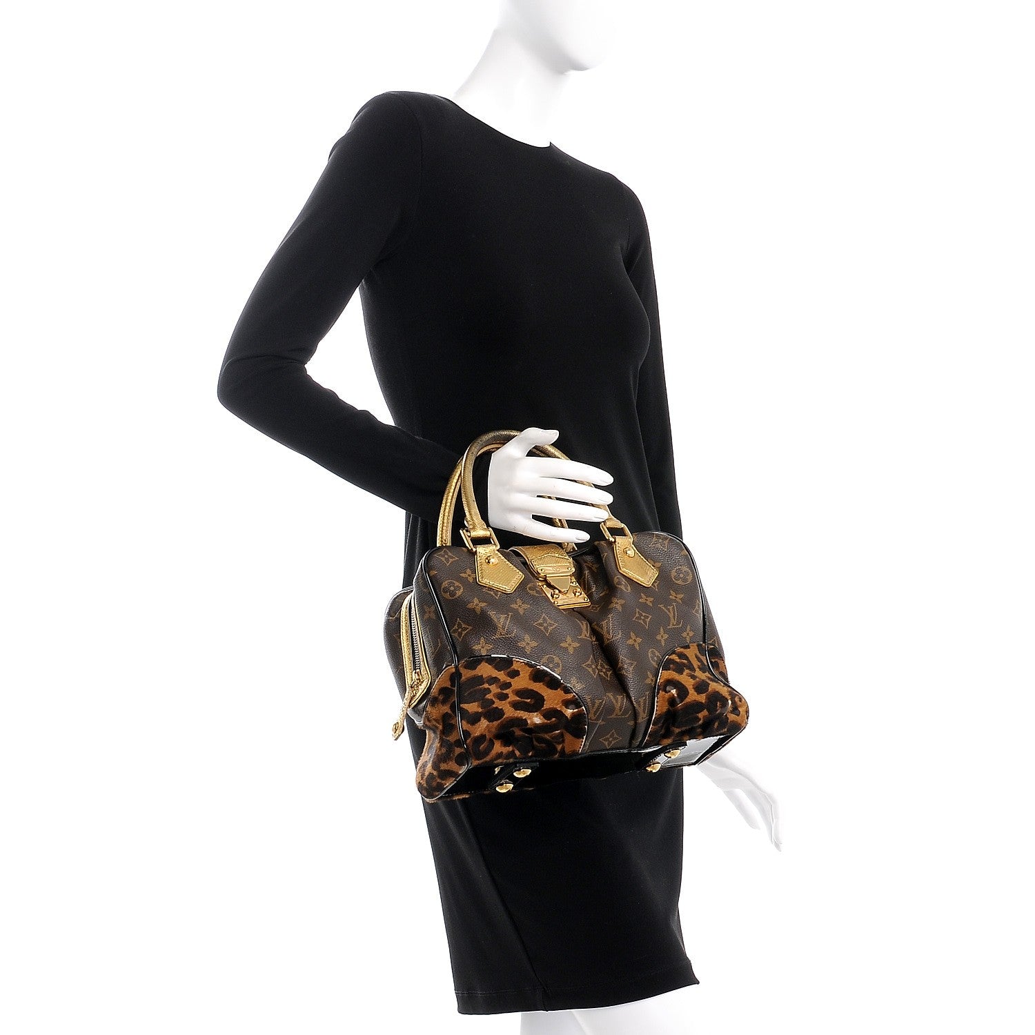 Louis Vuitton Monogram Leopard Adele 2 of 12