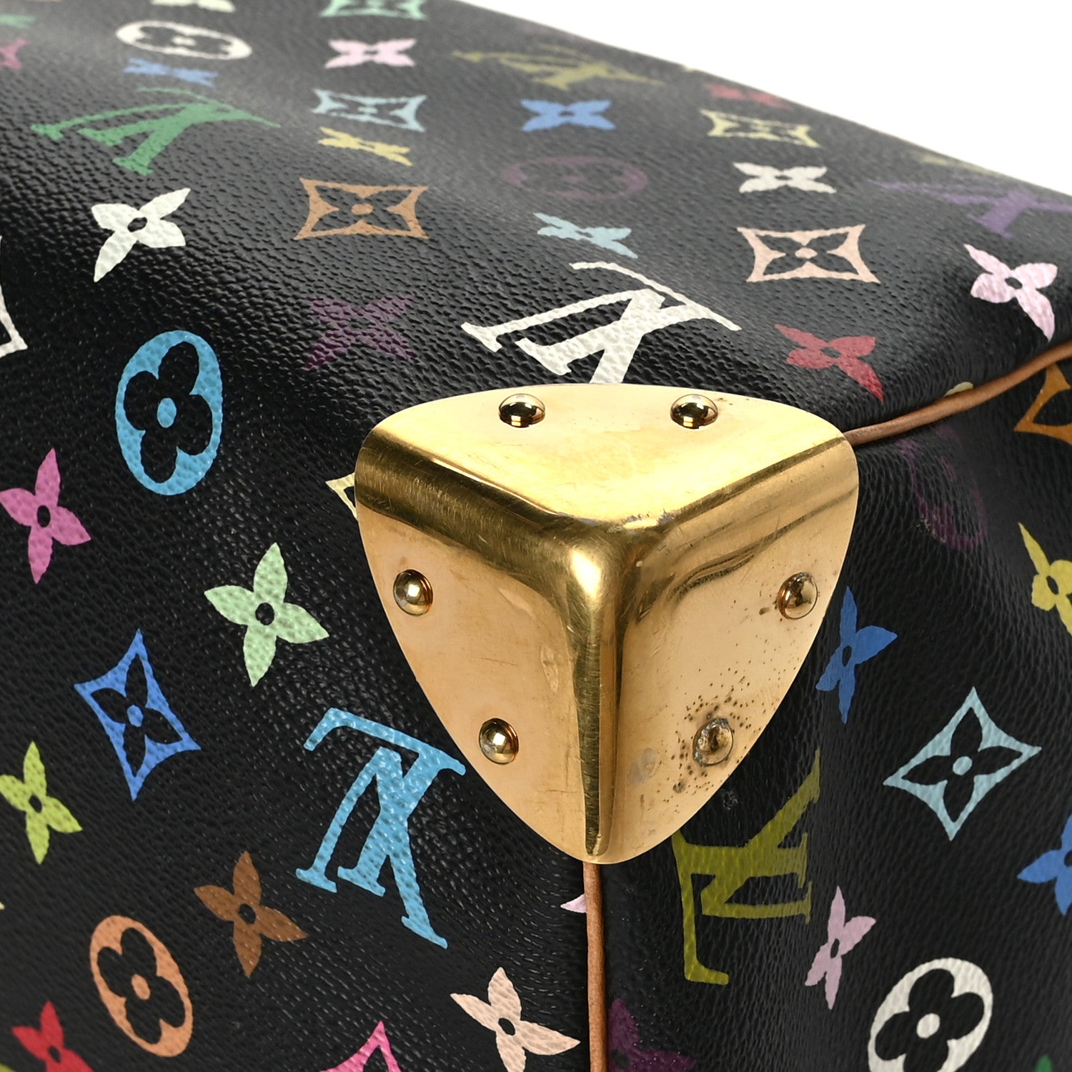 Louis Vuitton Monogram Multicolor Speedy 30 Black 10 of 12