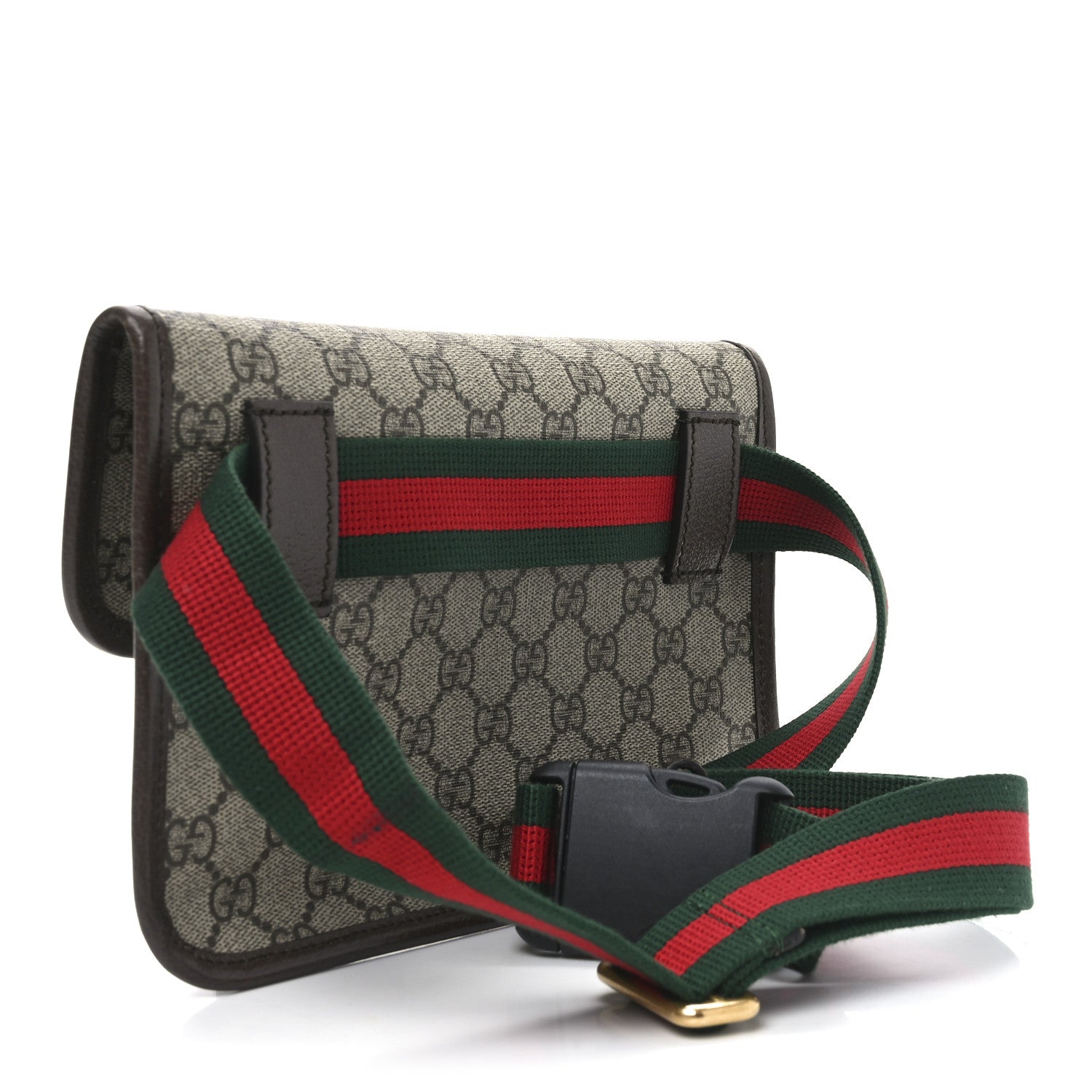 Gucci GG Supreme Monogram Neo Vintage Web Belt Bag Brown 3 of 10