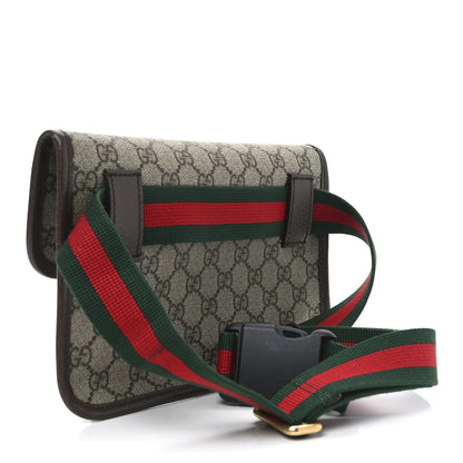 Gucci GG Supreme Monogram Neo Vintage Web Belt Bag Brown 3 of 10