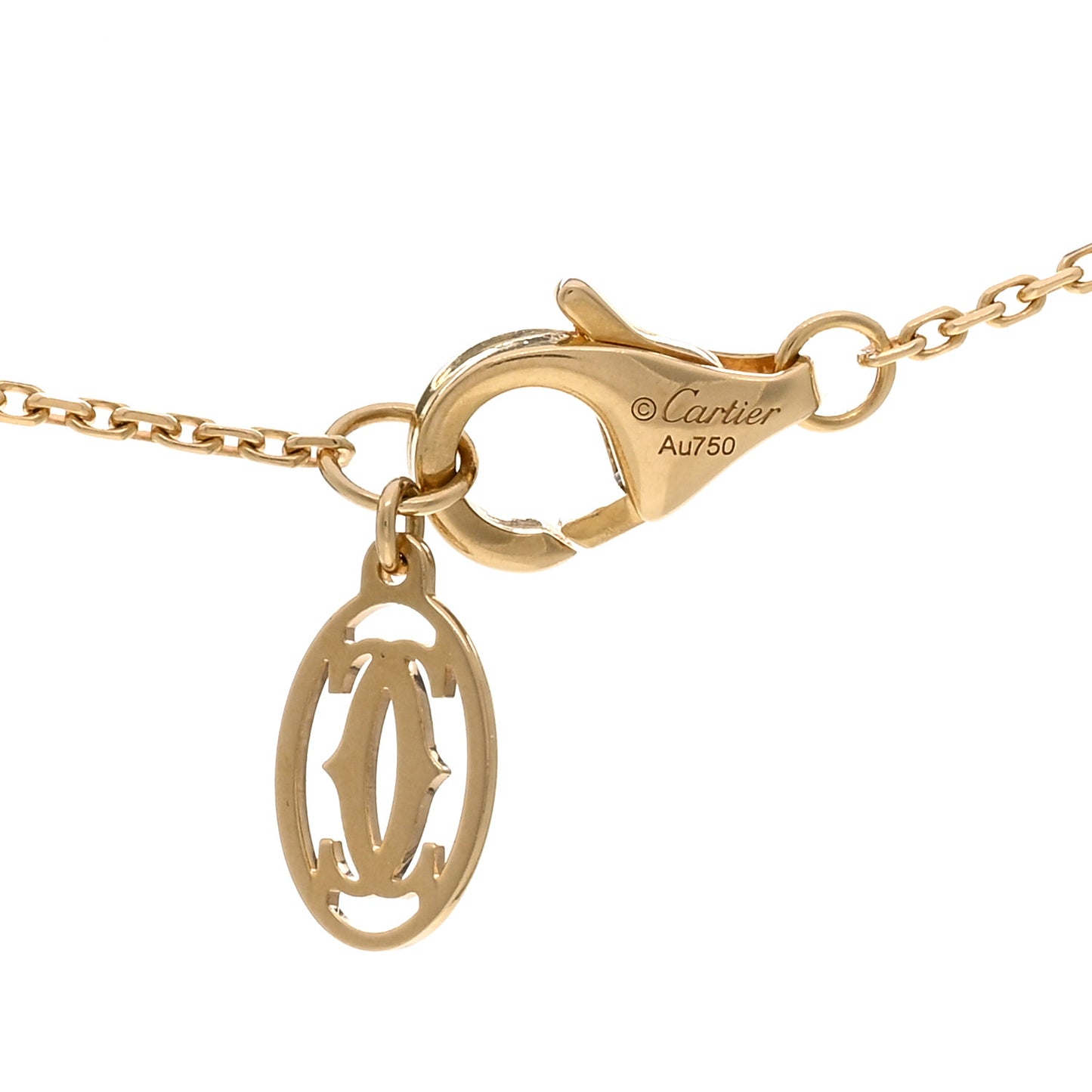 18K Yellow Gold Diamond XS D'Amour Pendant Necklace