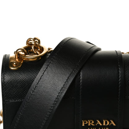 Prada City Calf Saffiano Cahier Bag Black 14 of 14