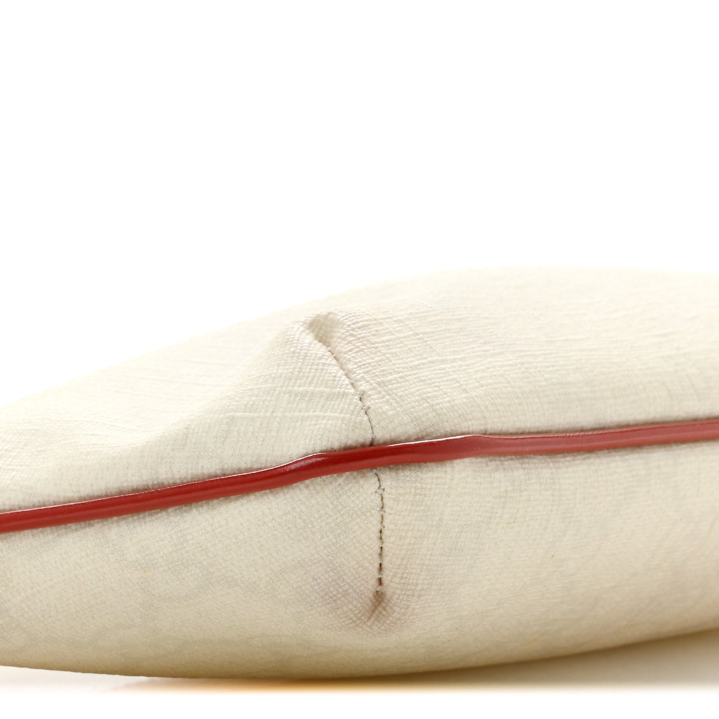 GG Plus Monogram Tattoo Heart Boat Pochette Off White Red