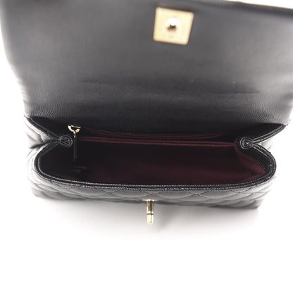 Chanel Caviar Quilted Mini Coco Handle Flap Black 5 of 11