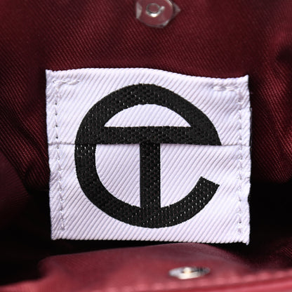 Telfar Vegan Leather Small Shopping Bag Oxblood 6 of 10