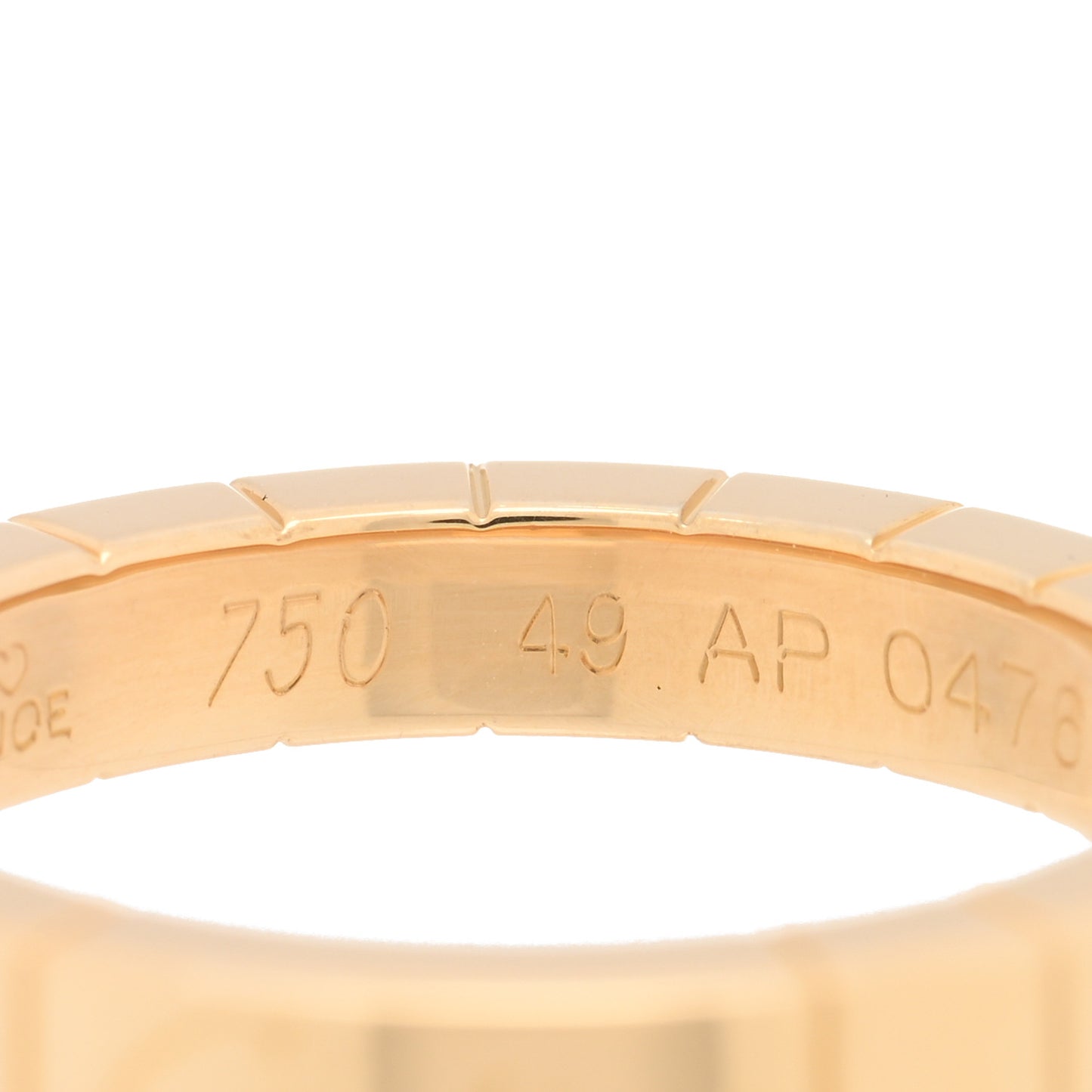 18K Yellow Gold Lanieres Ring 49 4.75