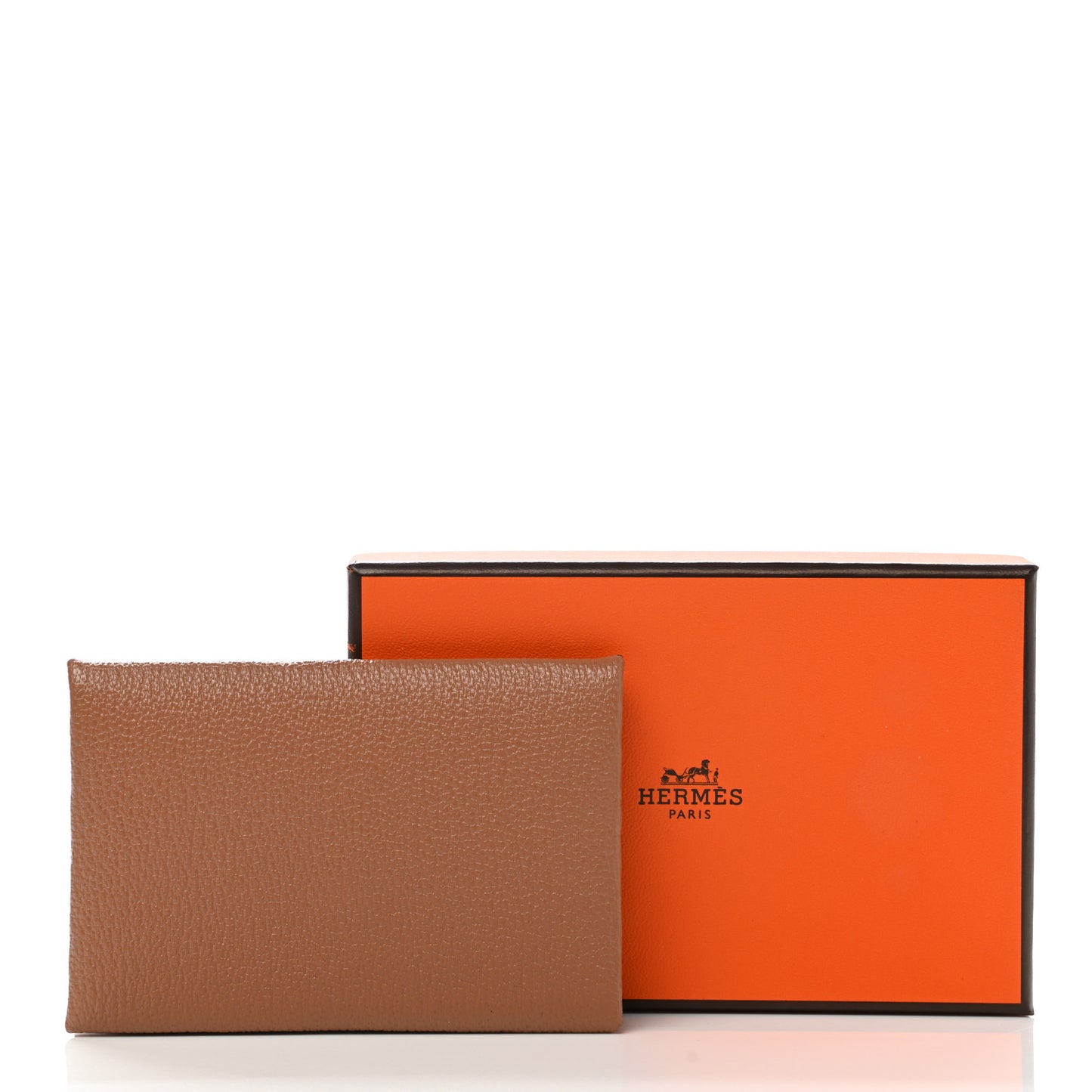 Chevre Mysore Calvi Card Case Quebracho