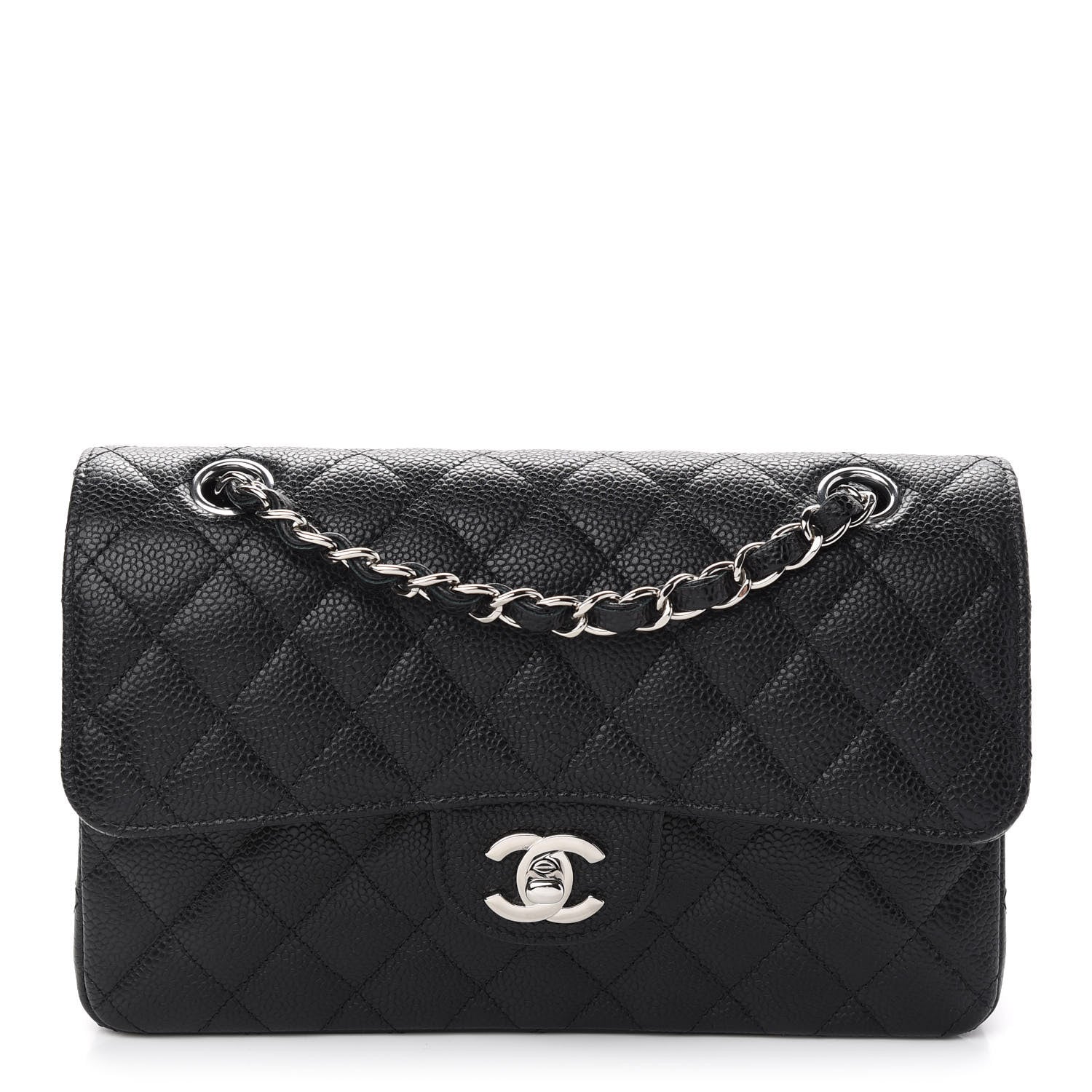 Chanel Caviar Quilted Small Double Flap Black 1 of 9