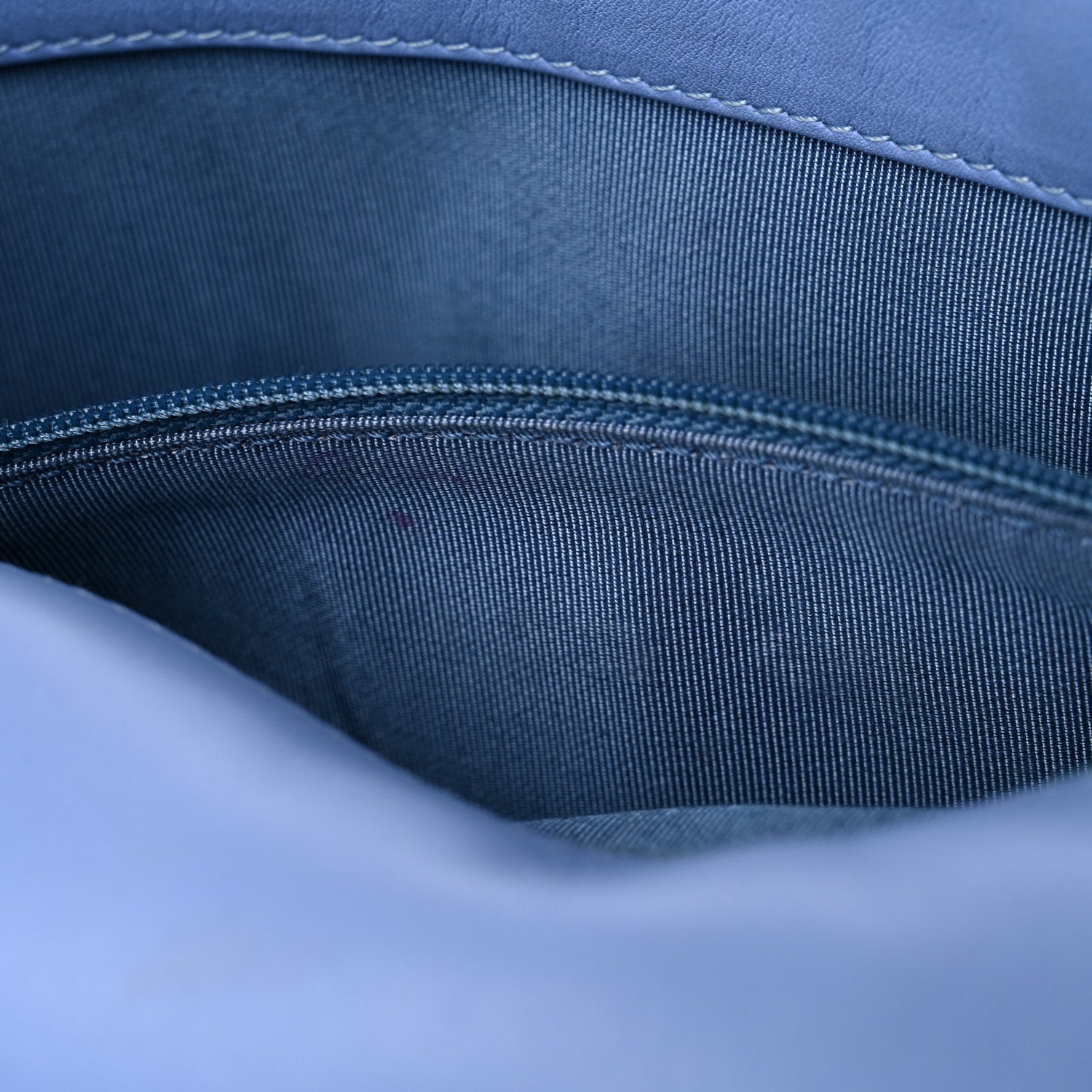 Chanel Sequin Quilted Medium Chanel 19 Flap Light Blue 14 of 14