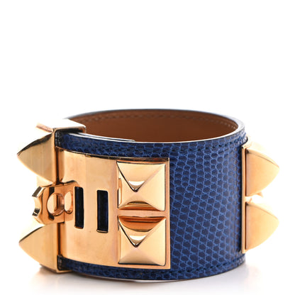 Hermes Lizard Collier De Chien CDC Bracelet T2 Mykonos 3 of 7