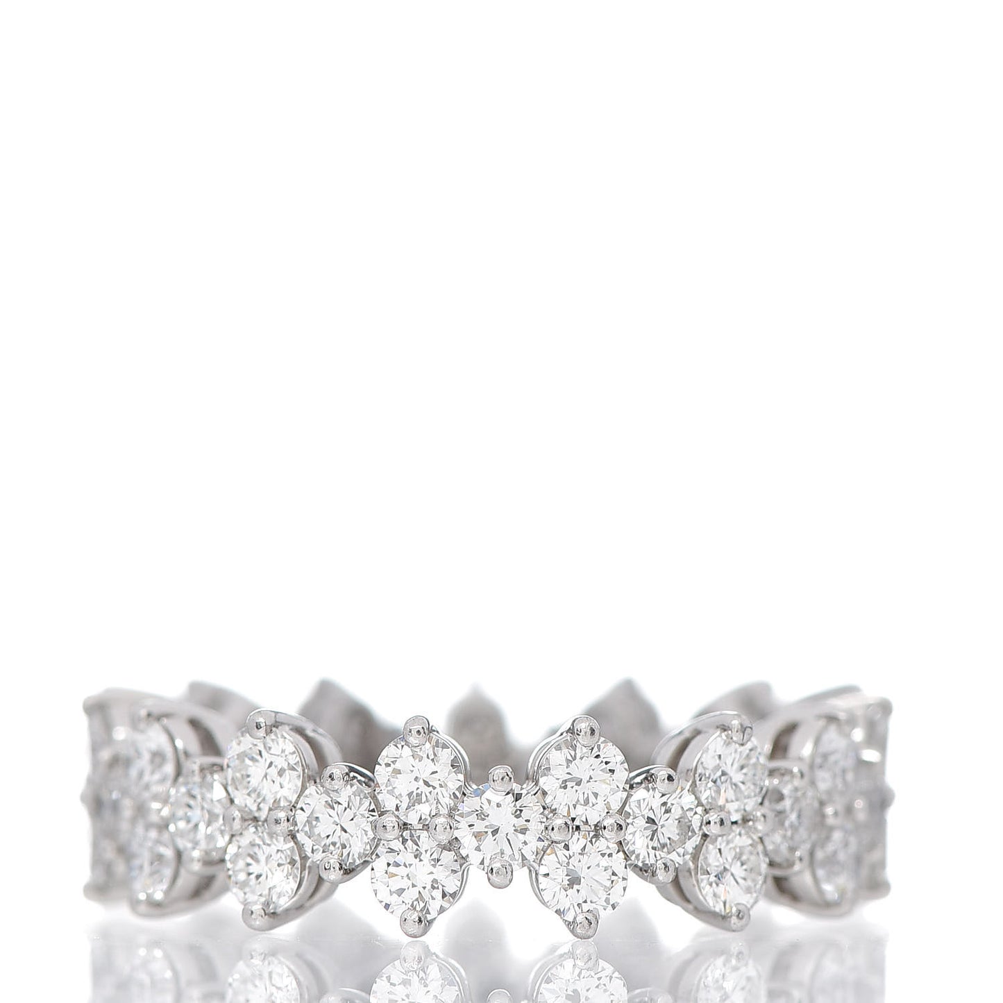 Platinum Diamond Aria Eternity Ring 53 6.5