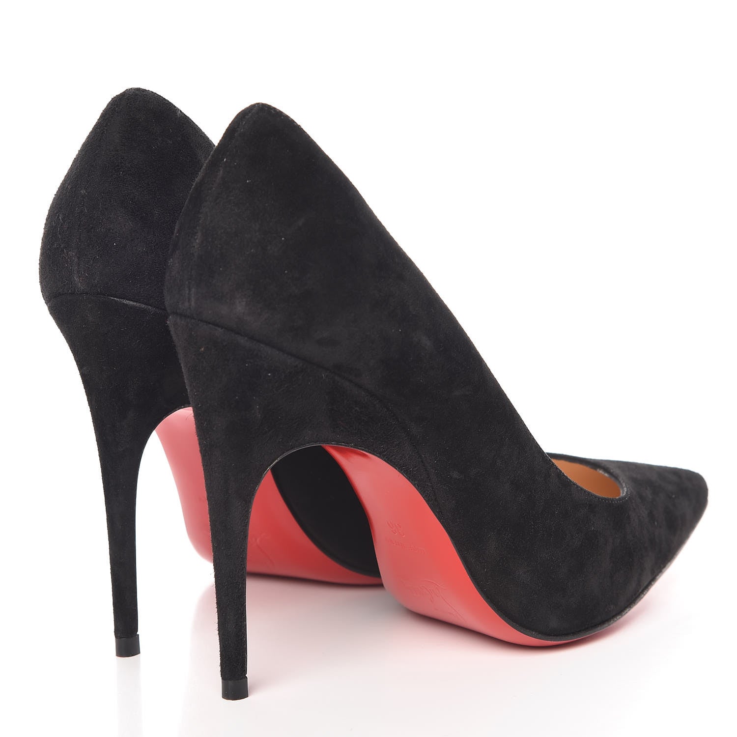 Christian Louboutin Veau Velours Alminette 100 Pumps 36 Black 4 of 11