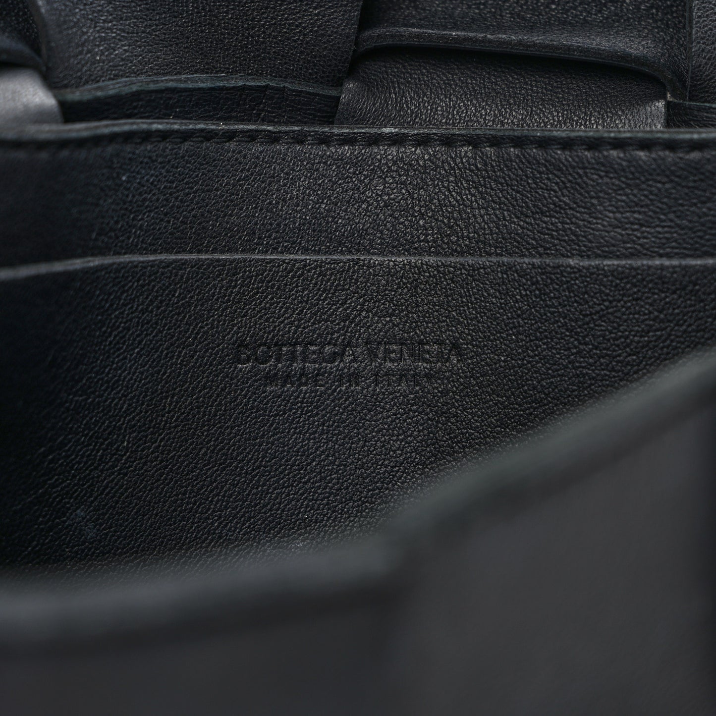 Nappa Maxi Intreccio The Belt Cassette Bag Black