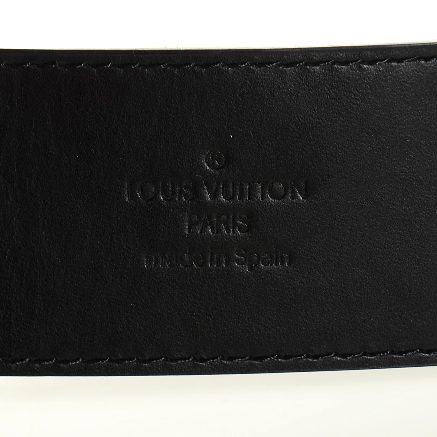 Damier Graphite LV Initiales Belt 95 38