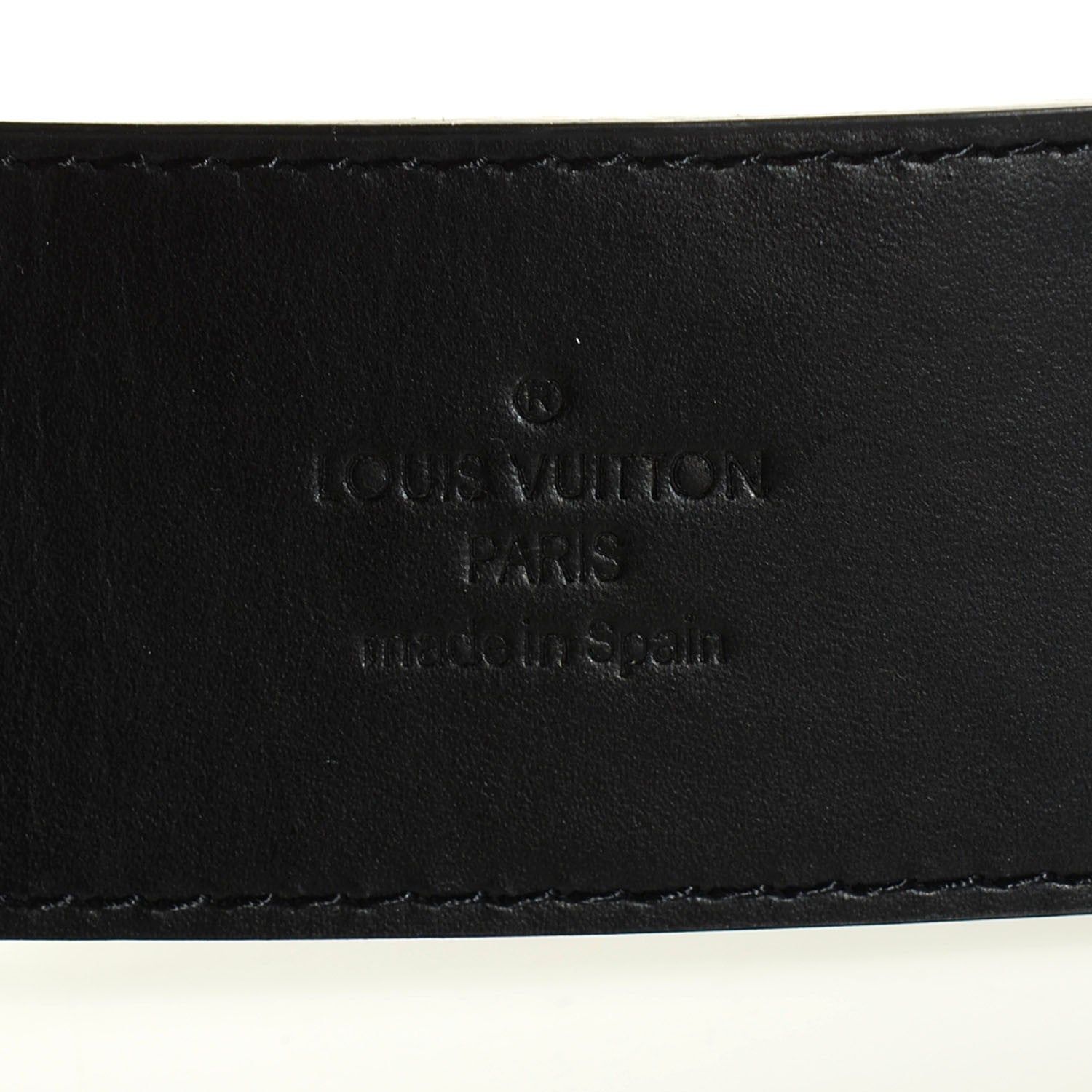Louis Vuitton Damier Graphite LV Initiales Belt 95 38 6 of 8