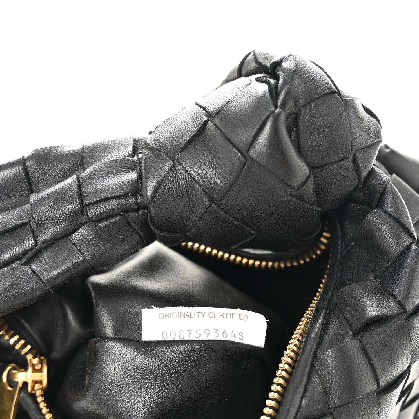 Nappa Intrecciato Mini Jodie Black