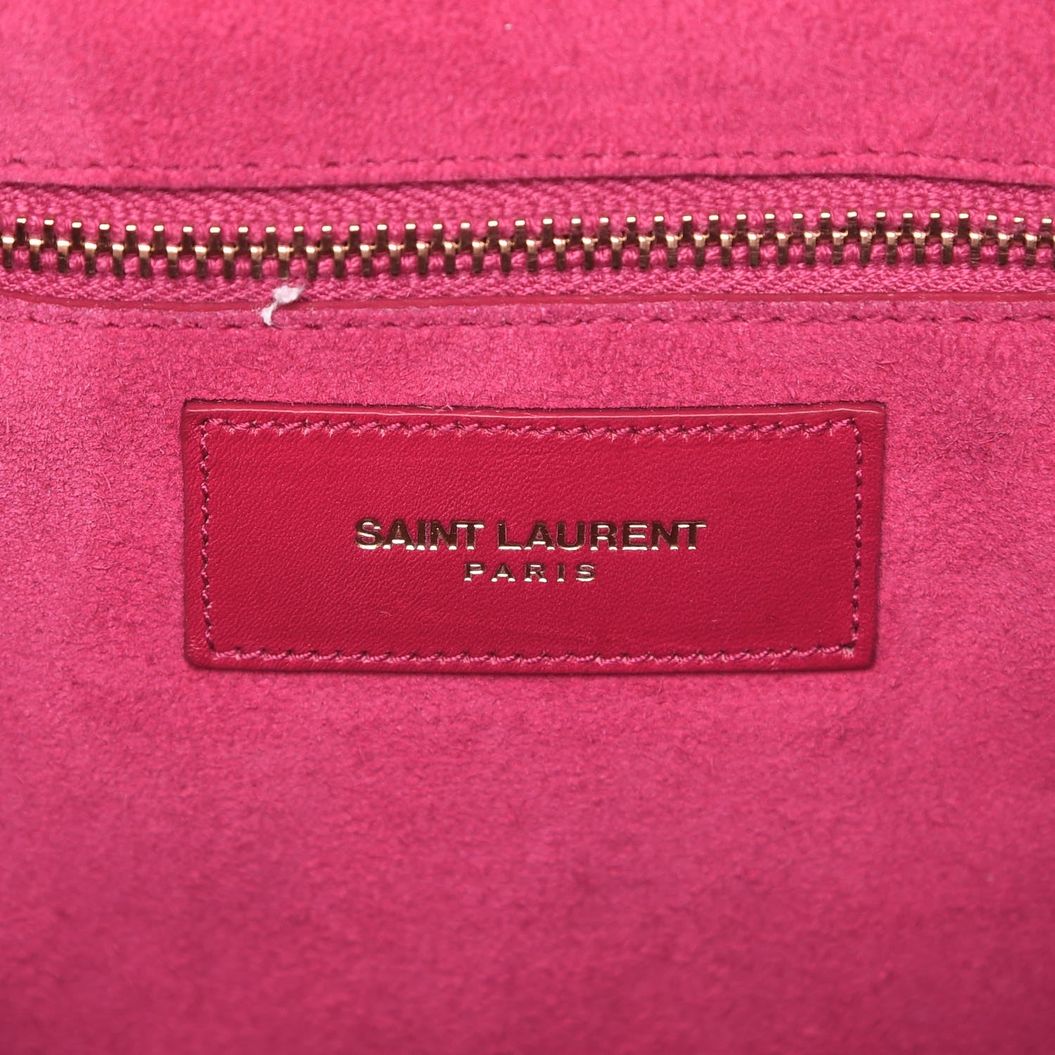 Saint Laurent Calfskin Classic Duffle 6 Fuchsia 7 of 16