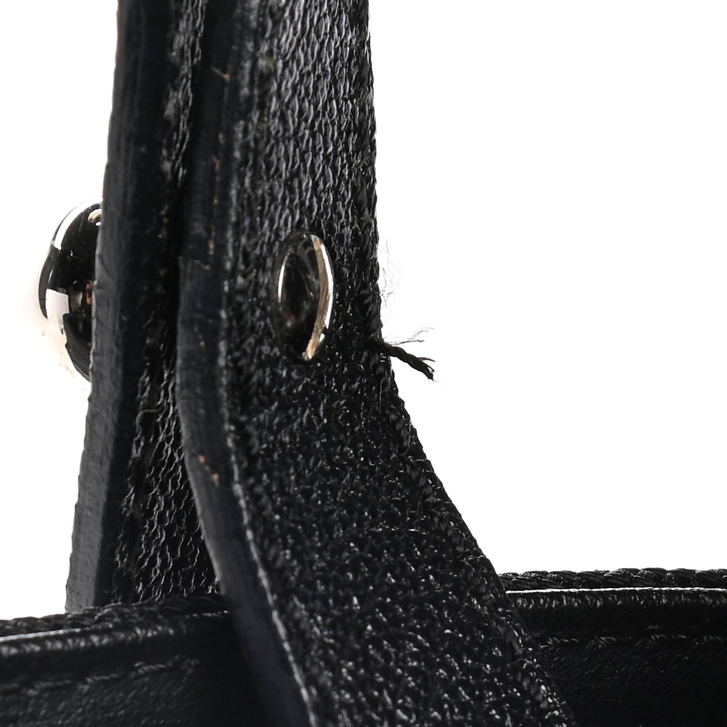 Chanel Coated Canvas Quilted Large Paris Biarritz Tote Black 16 of 19