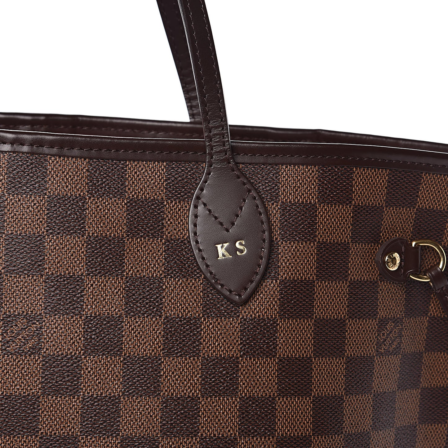 Damier Ebene Neo Neverfull MM Rose Ballerine