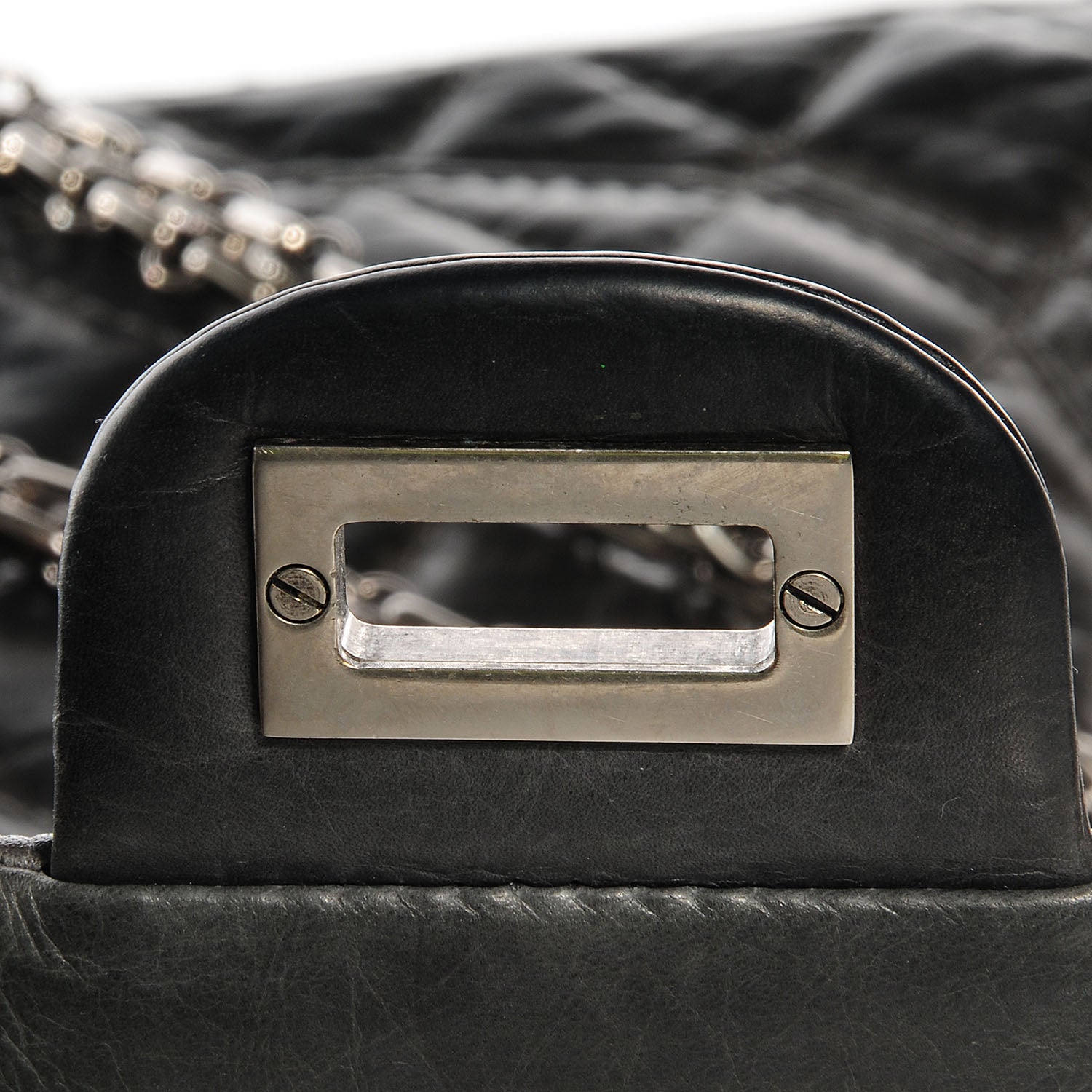 Chanel Aged Calfskin 2.55 Reissue 226 Flap Grey 6 of 9