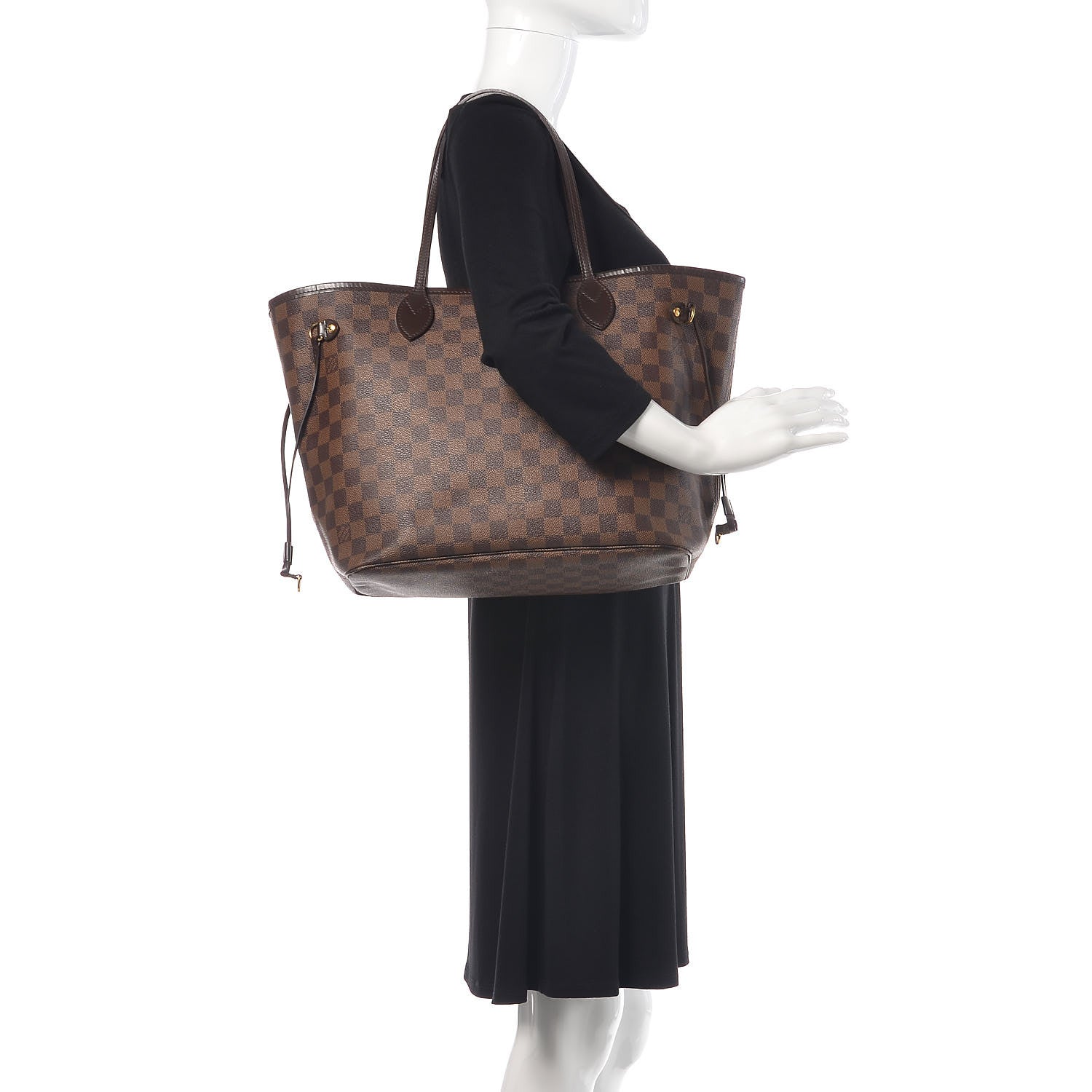 Louis Vuitton Damier Ebene Neverfull MM 2 of 16