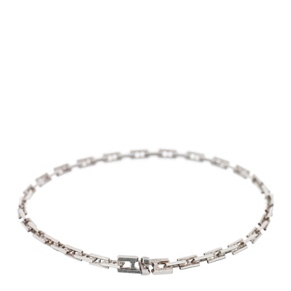 Hermes Sterling Silver H Logo Hercules Link Bracelet 2 of 3