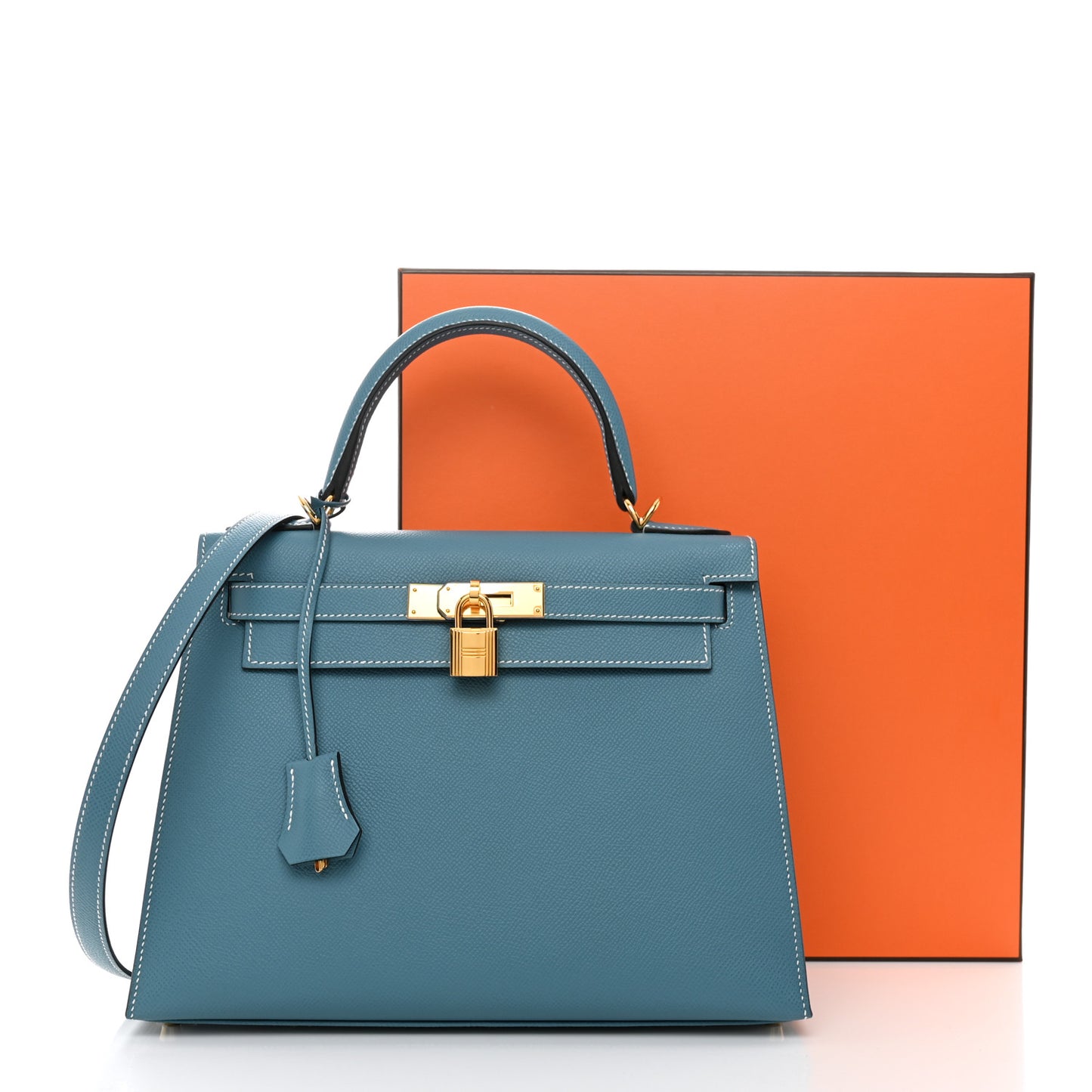 Epsom Kelly Sellier 28 New Blue Jean