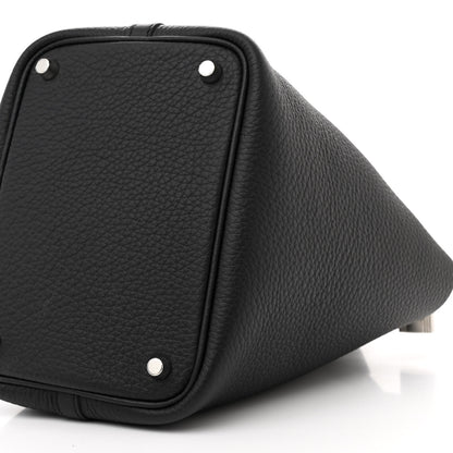 Hermes Taurillon Clemence Picotin Lock 18 PM Black 10 of 11