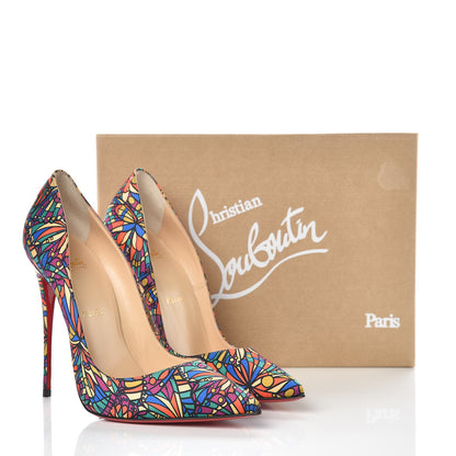 Christian Louboutin Satin Vitrail So Kate 120 Pumps 40 Multicolor 8 of 8