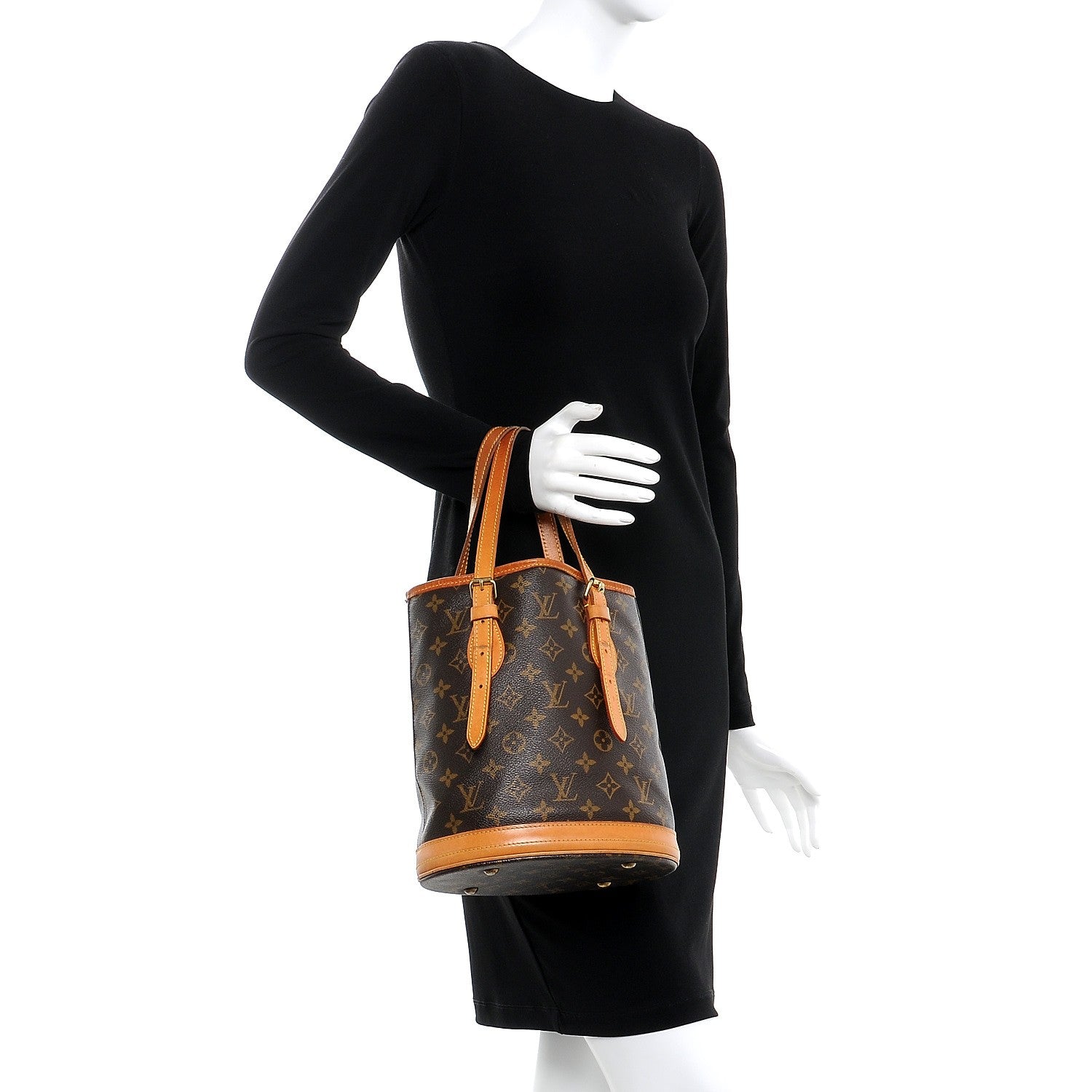 Louis Vuitton Monogram Petit Bucket 23 2 of 11