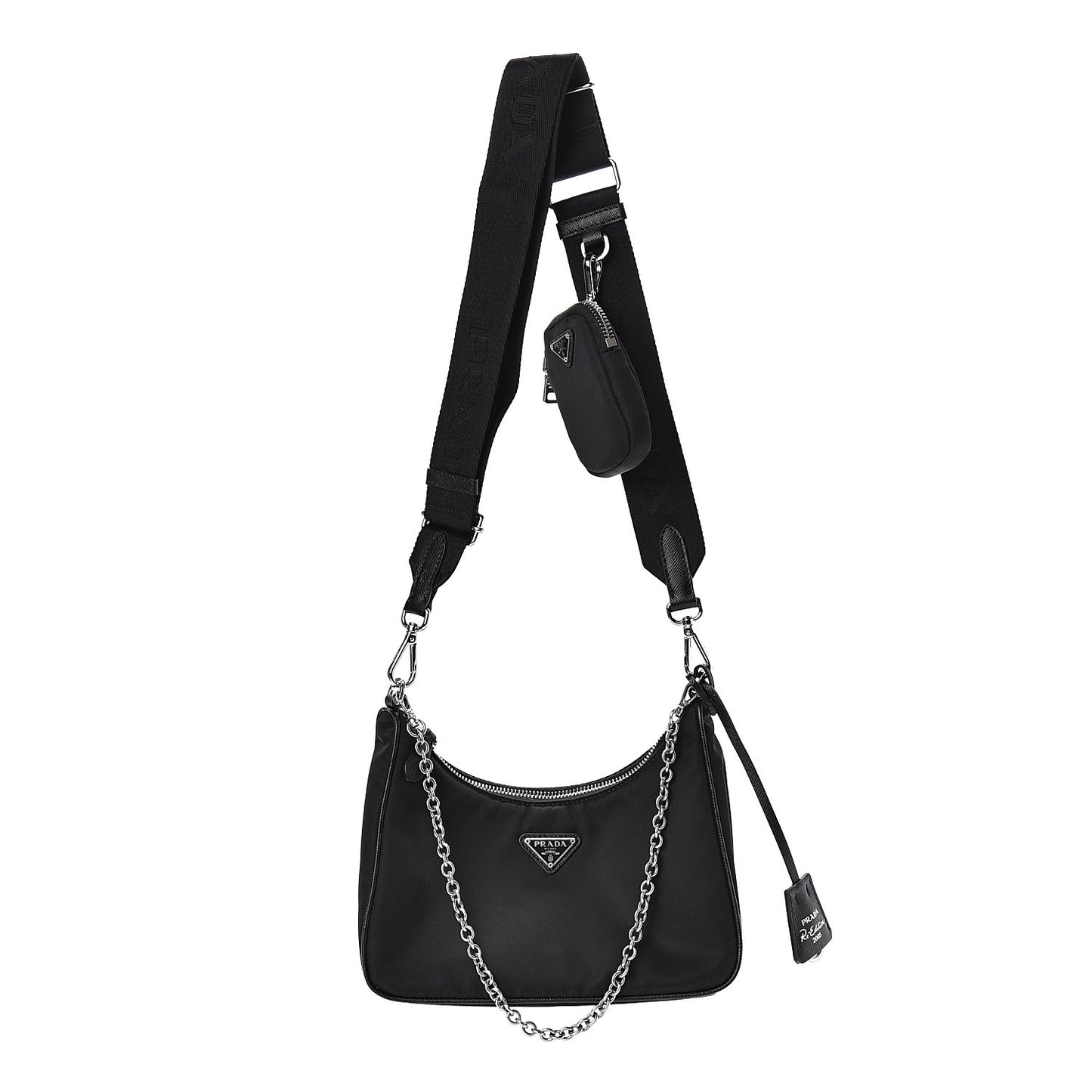 Nylon Re-Edition 2005 Shoulder Bag Black