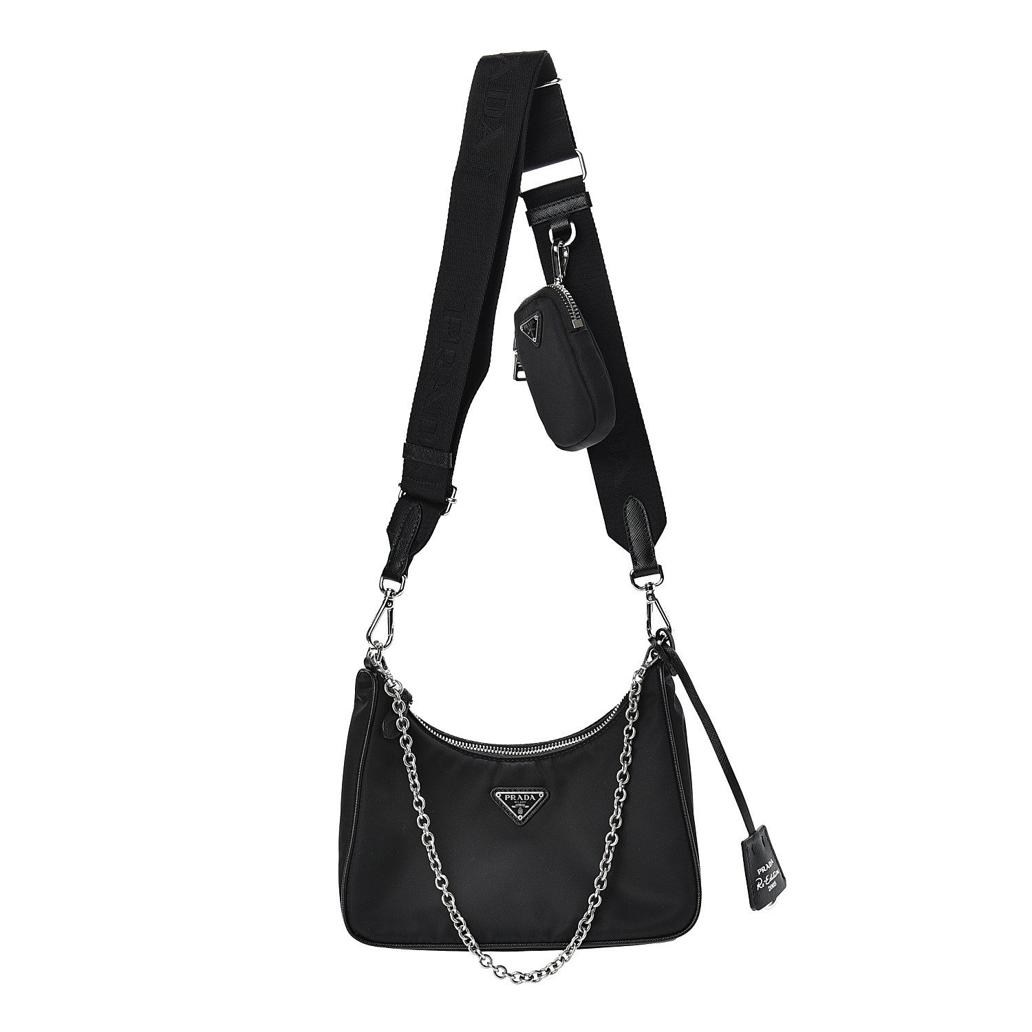 Prada Nylon Re-Edition 2005 Shoulder Bag Black 1 of 12