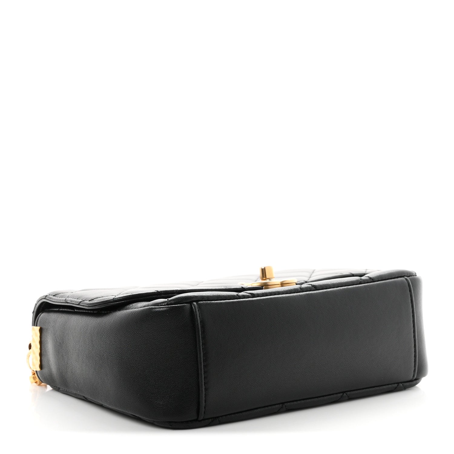 Chanel Lambskin Quilted Small CC Coin Flap Bag Black 3 of 9