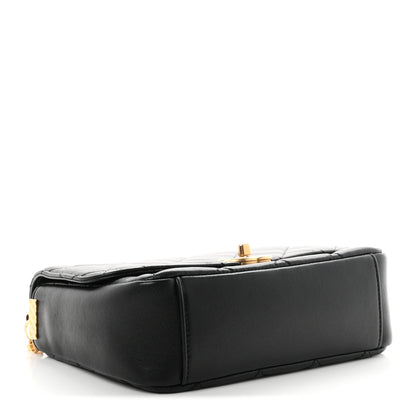 Chanel Lambskin Quilted Small CC Coin Flap Bag Black 3 of 9