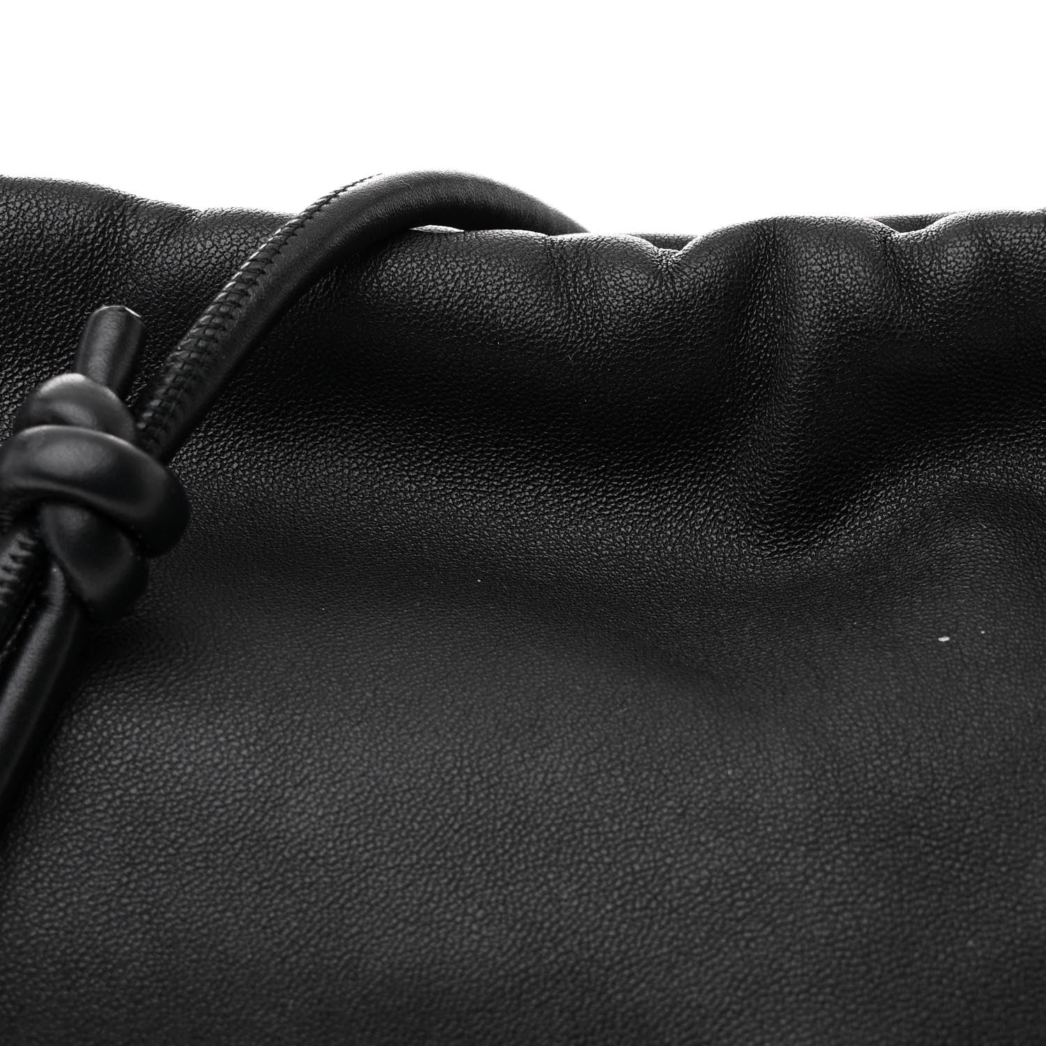 Loewe Mellow Nappa Lambskin Flamenco Bucket Bag Black 7 of 11