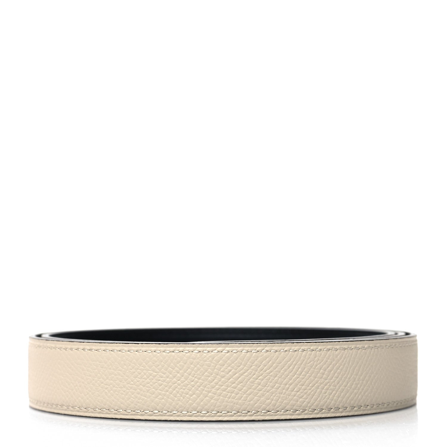Hermes Swift Epsom 24mm Belt Strap 90 36 Black Craie 2 of 5