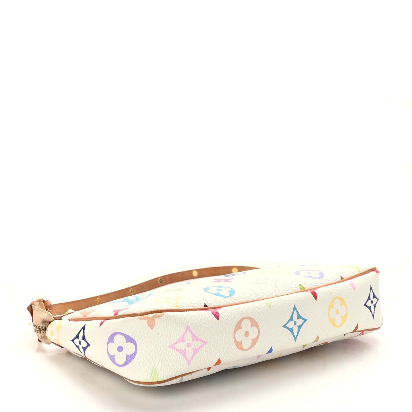 Monogram Multicolor Pochette Accessories White