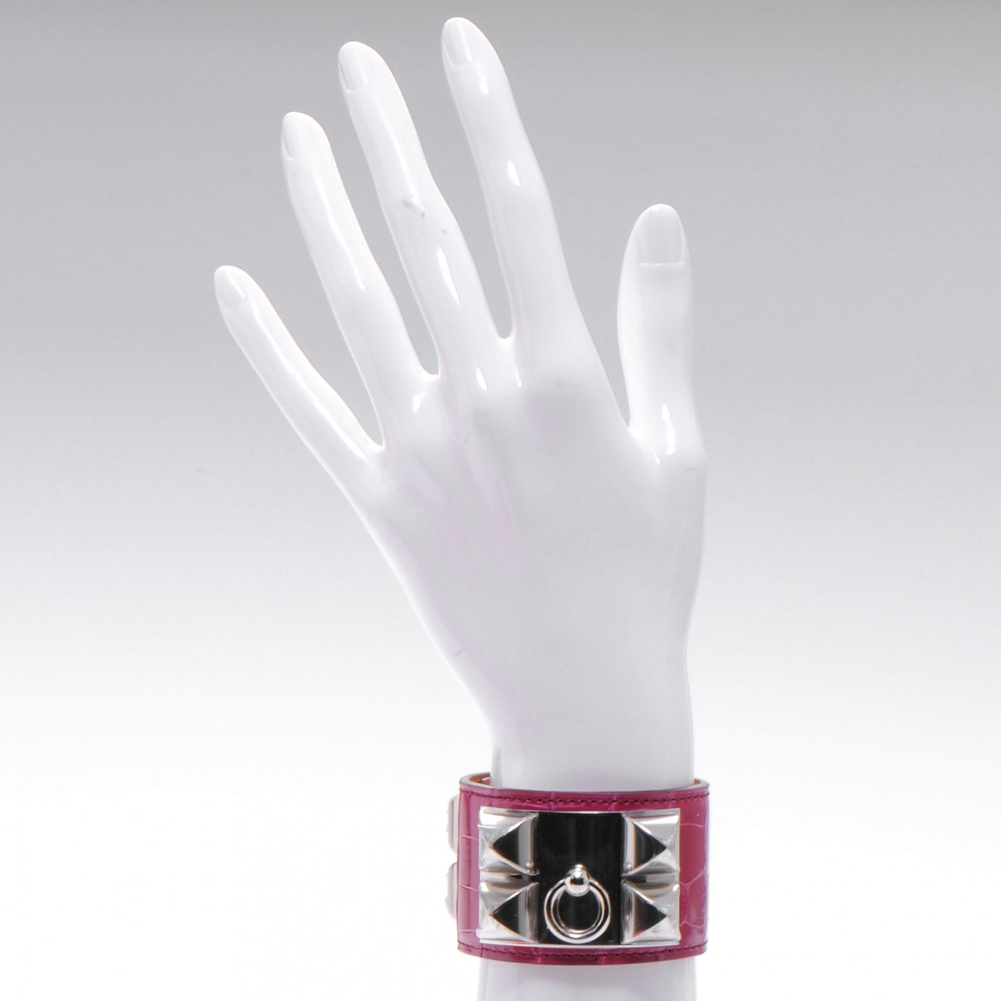 Alligator Collier De Chien CDC Bracelet Fuchsia Small