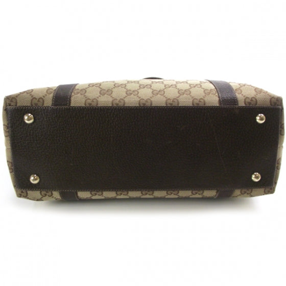 Gucci Monogram Medium Abbey Tote Brown 4 of 14