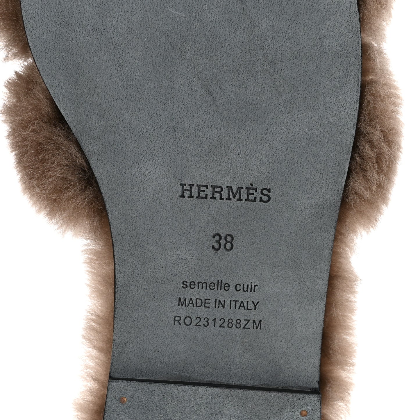 Woolskin Oran Sandals 38 Etoupe