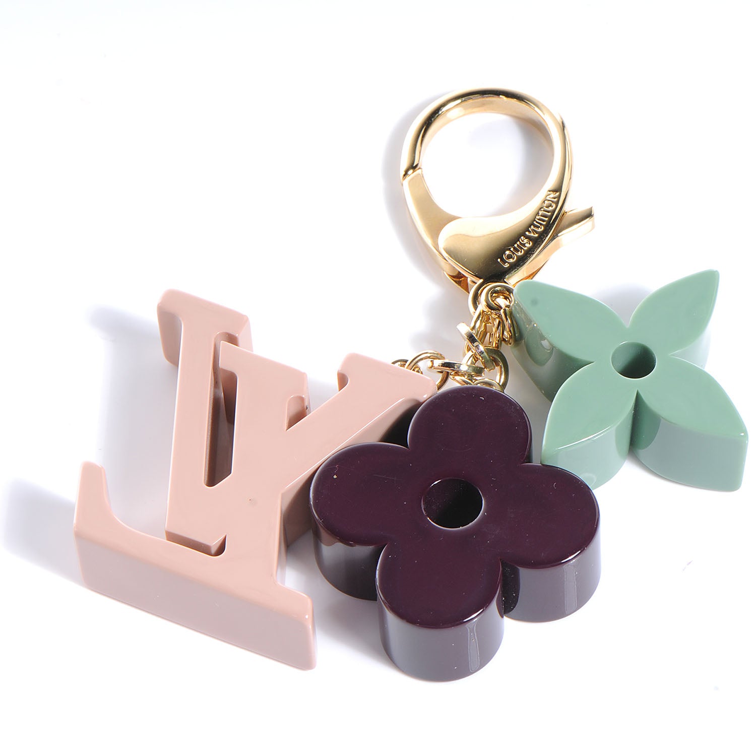 Louis Vuitton Resin Playtime Bag Charm Rose 1 of 5